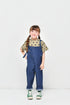 子供服 デニムサロペット バックスタイルにネコワッペン♪ 90㎝~150㎝  2124015